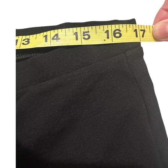 Eileen Fisher Women's Black Ponte Pants With Ankle Zippers, size M - Picture 4 of 7